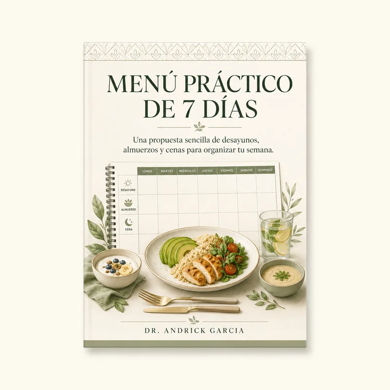 Menú práctico de 7 días